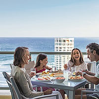 Beachfront dining