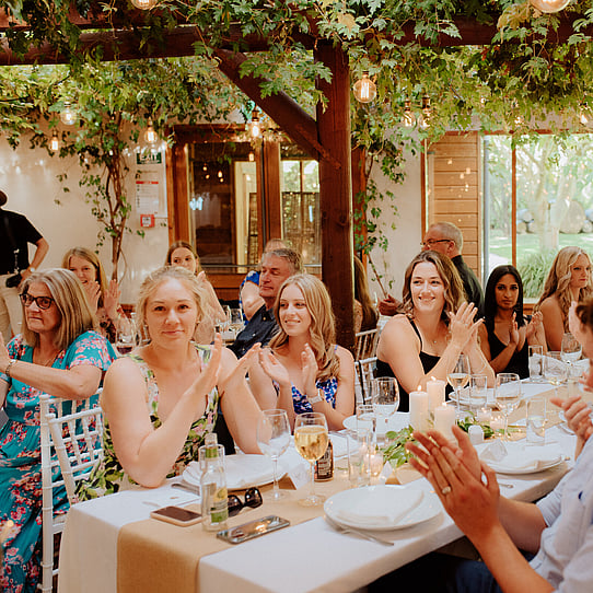 Wedding Reception Under the Vines