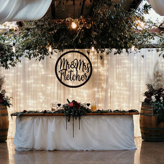 wedding table
