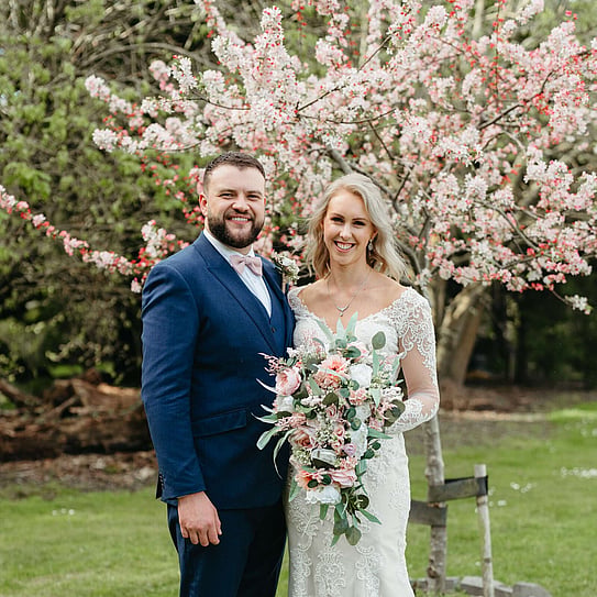 bride and groom