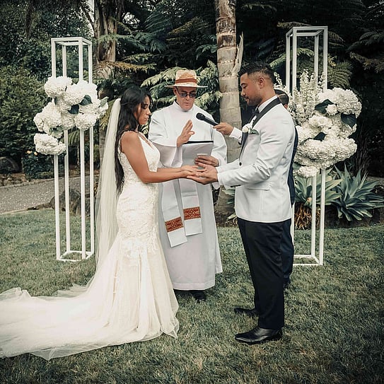 bride and groom