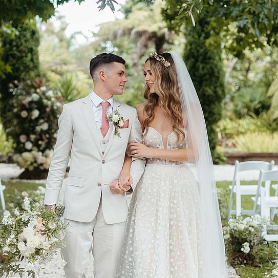 bride and groom