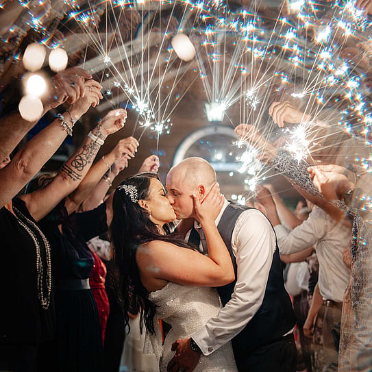 bride and groom