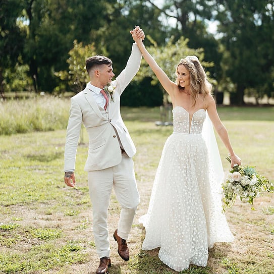 bride and groom