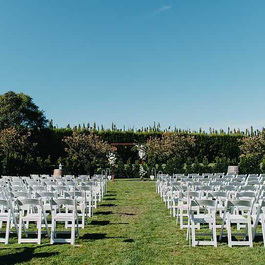 Cherry Blossom Round Wedding Ceremony