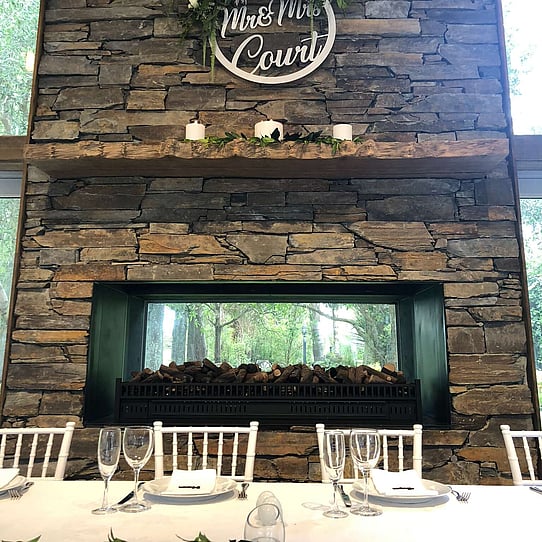 Fireplace Dining at Markovina Estate