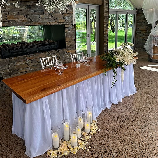 Fireplace Dining at Markovina Estate