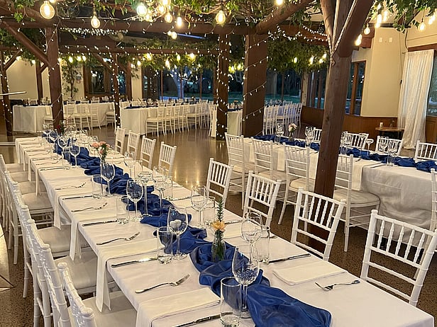 Markovina Gala Dinner setup