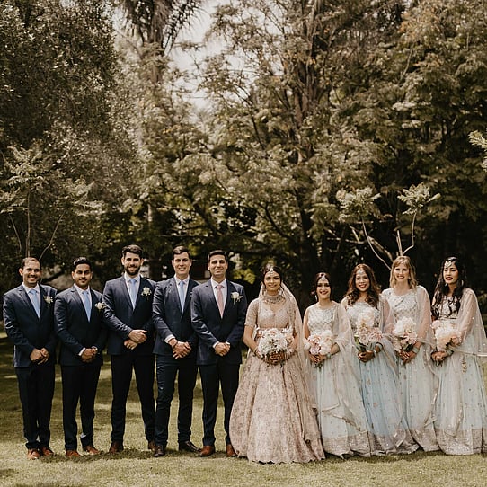 Indian Bridal Party Photo