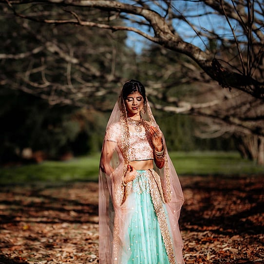Bride under Chestnut Tree