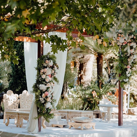 Mandap for Indian Wedding Ceremony