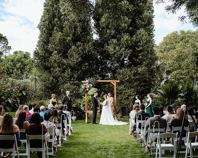 Markovina Vineyard Estate Two Kauri Trees Ceremony