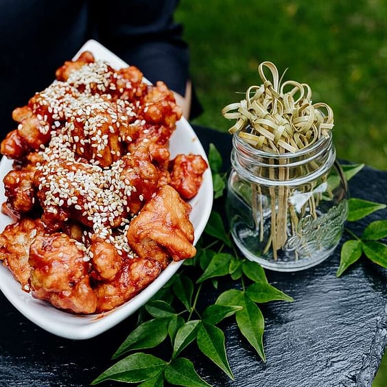 Canape served at Markovina Estate Open Day