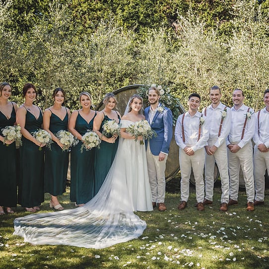 Barrel Feature Wedding Ceremony