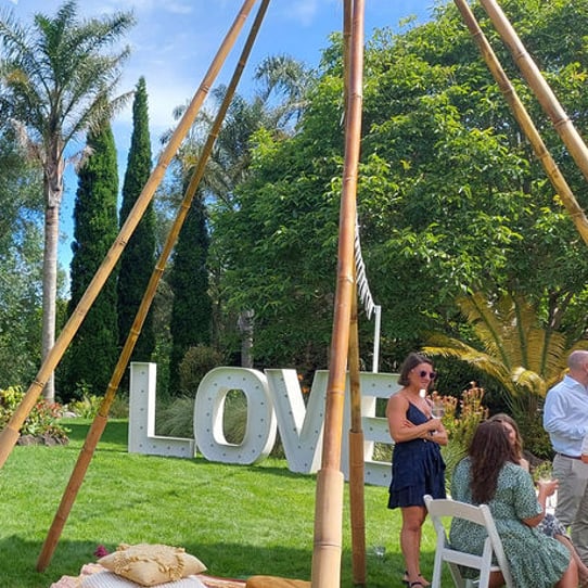 LOVE Sign by The Palms