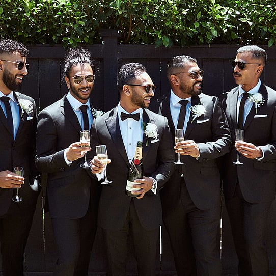 Groom and Groomsman