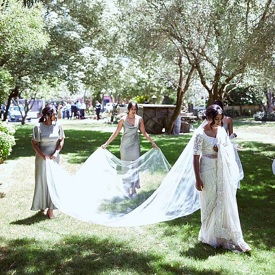 Bridesmaids with Bride