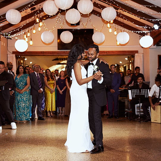 Bride and Groom First Dance