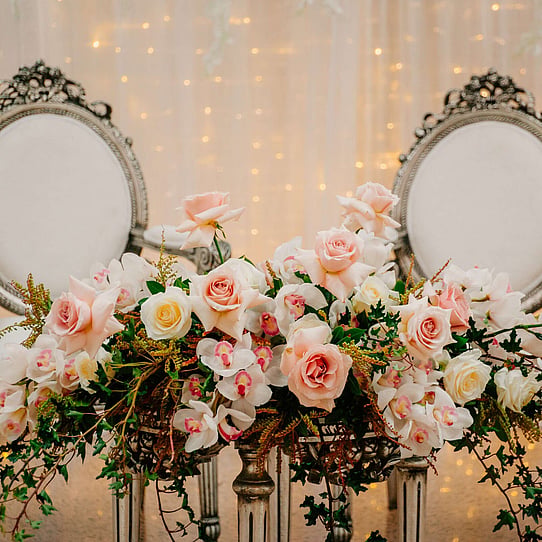 Bridal Seats and Florals