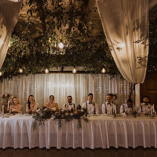 Bridal Table Mood Lighting