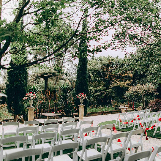 Barrel Waterfall Wedding Ceremony
