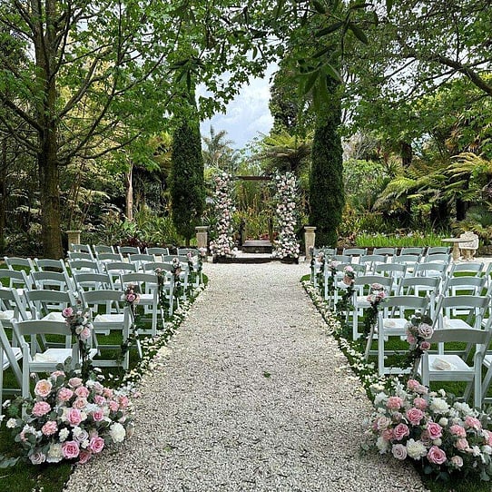 Barrel Waterfall Wedding Ceremony