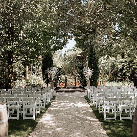 Barrel Waterfall Wedding Ceremony