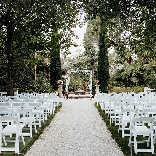Barrel Waterfall Wedding Ceremony
