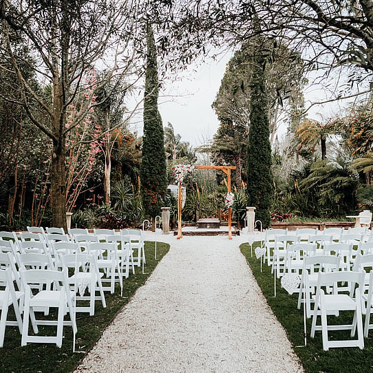 Barrel Waterfall Wedding Ceremony