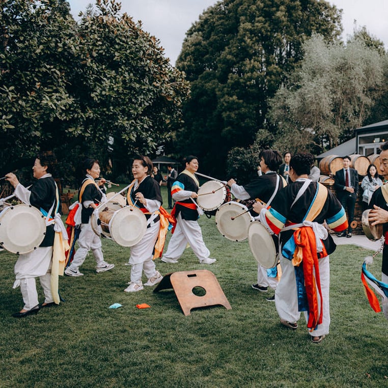 Korean Drum Performers