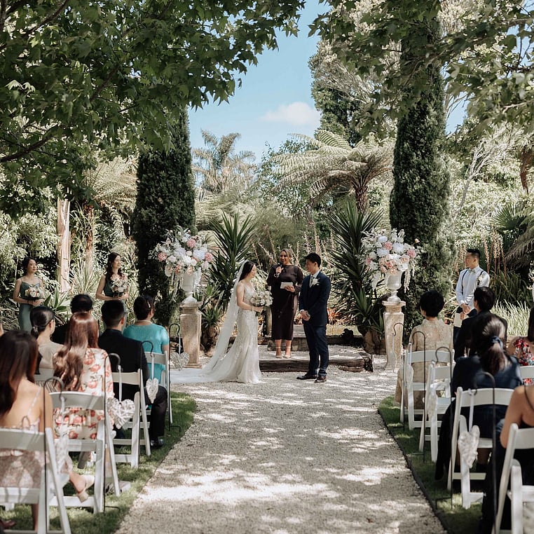 Wedding Ceremony at Markovina Estate