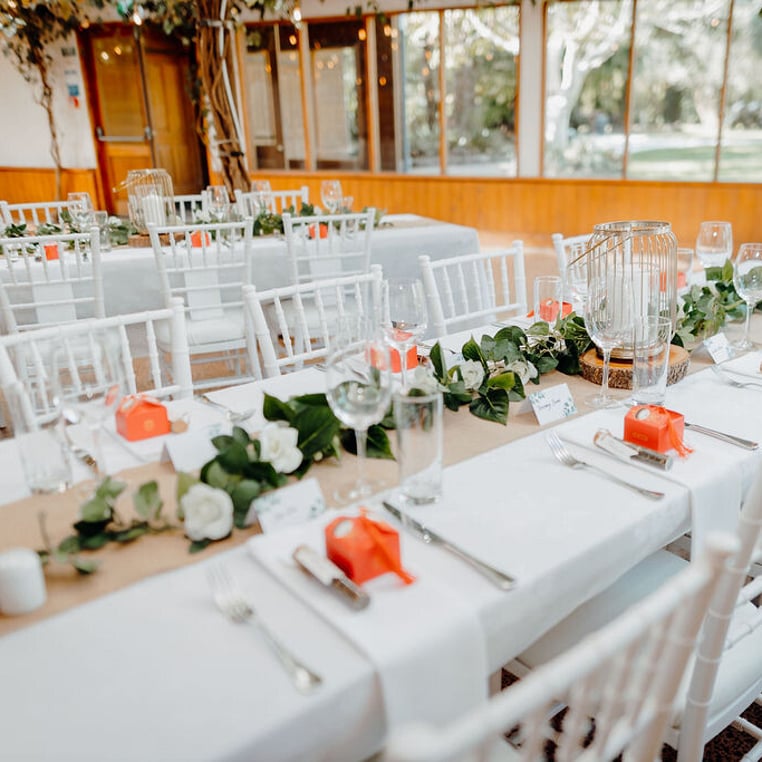 Table Decor Under the Vines