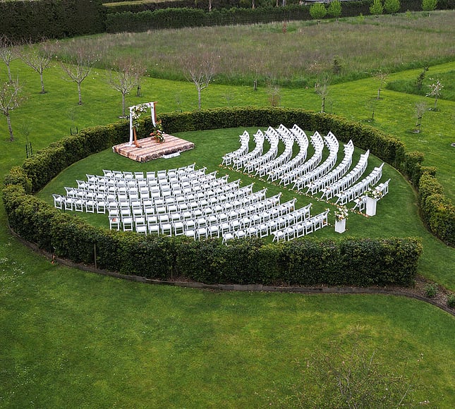 Markovina Vineyard Estate Cherry Blossom Round Ceremony