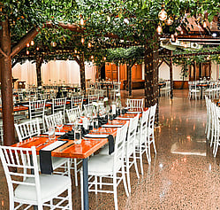 Markovina Estate Wedding Venue Table Decor Setup