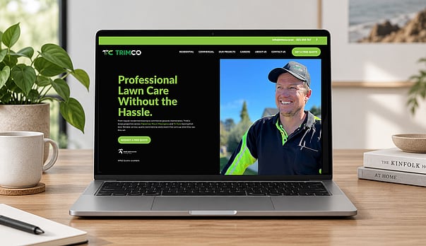 TrimCo Lawn Care website refresh