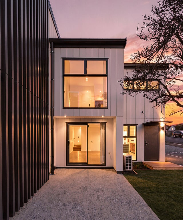 Image of Highgate Ridge townhouse development by MJW Homes. Dunedin, Otago NZ