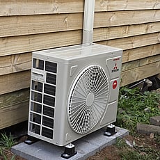 Completed outdoor switchboard and electricity meter following the Hillcrest upgrade.