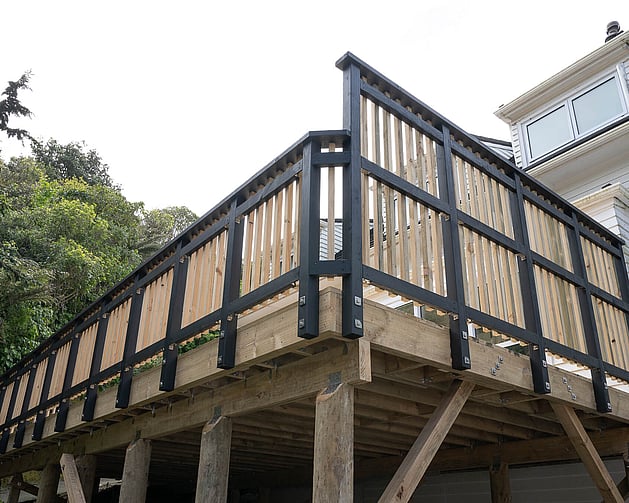 &ldquo;Completed pine deck built in Wellington&rdquo;