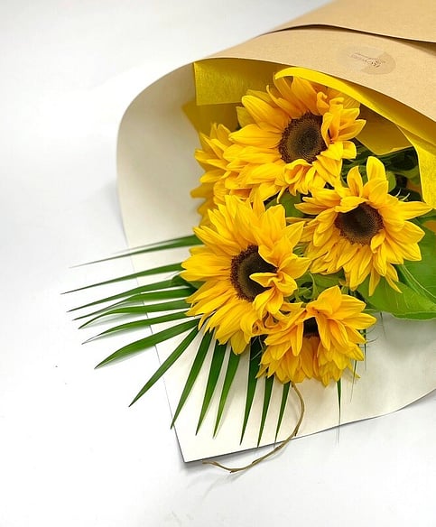 The bright yellow petals lift moods and represent pure optimism