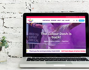 Colour Dash &mdash; Website, social media &amp; event signage