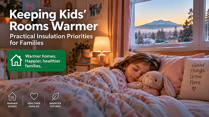 Keeping Kids’ Rooms Warmer: Practical Insulation Priorities for Families - Read the Blog