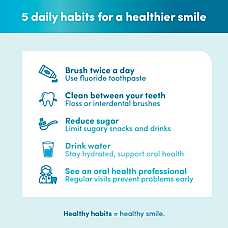Top 5 daily habits for a healthier smile