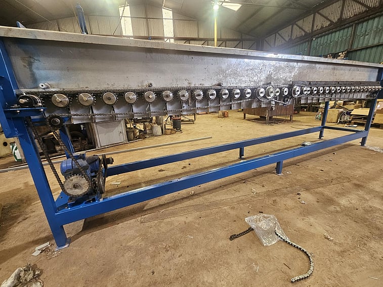 Conveyor Buffer Covers for a Fruit Washing Line