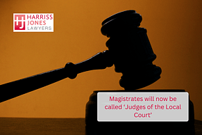 Magistrates Will Now Be Called Judges of the Local Court