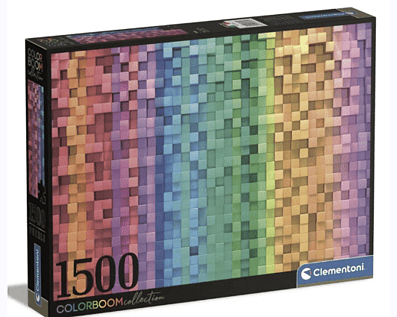 Clementoni 1500 Piece Jigsaw Puzzle Colour boom Collection Pixel