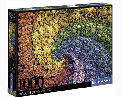 Clementoni 1000 Piece Jigsaw Puzzle: Colour Boom Series - The Whirl