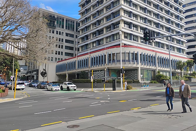 The Terrace and Bowen Street, the public sector precinct, Wellington, New Zealand