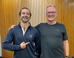 Andrew trained through cancer treatment and is almost back to his old numbers