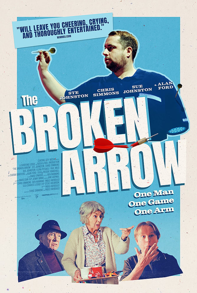 'THE BROKEN ARROW' British Darts Comedy Starring Ste Johnston