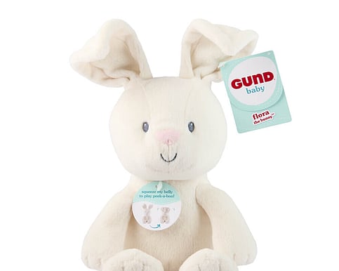 GUND Flora Bunny plush with long ears